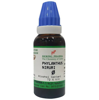 Hering Pharma Phylanthus Niruri Mother Tincture Q - usa canada australia