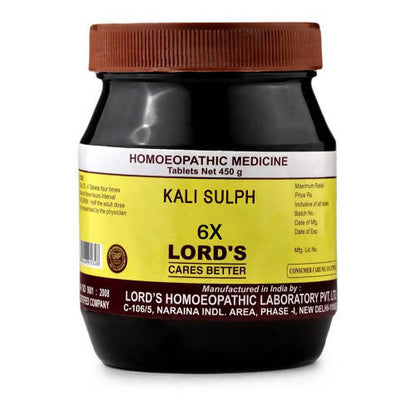 Lord's Homeopathy Kali Sulph Biochemic Tablets