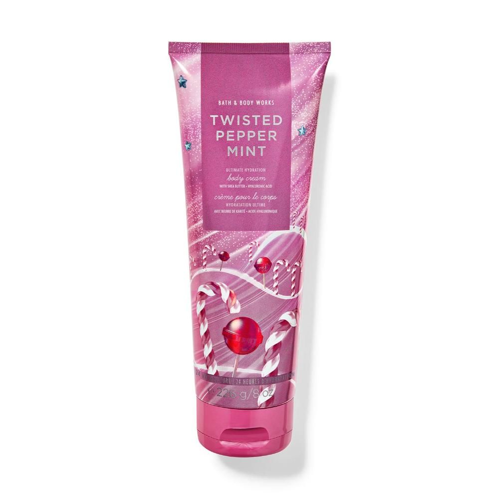 Bath & Body Works Twisted Peppermint Ultimate Hydration Body Cream - 226GM