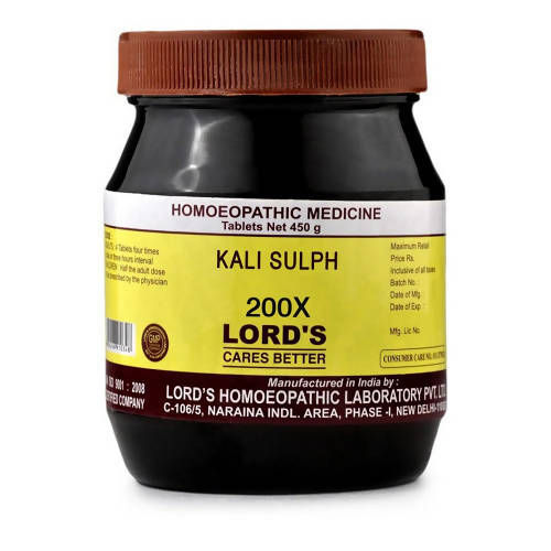 Lord's Homeopathy Kali Sulph Biochemic Tablets