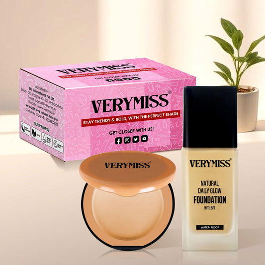 VERYMISS Foundation + Compact Powder - Vmfd06-01, Vmc05-01 - 400GM
