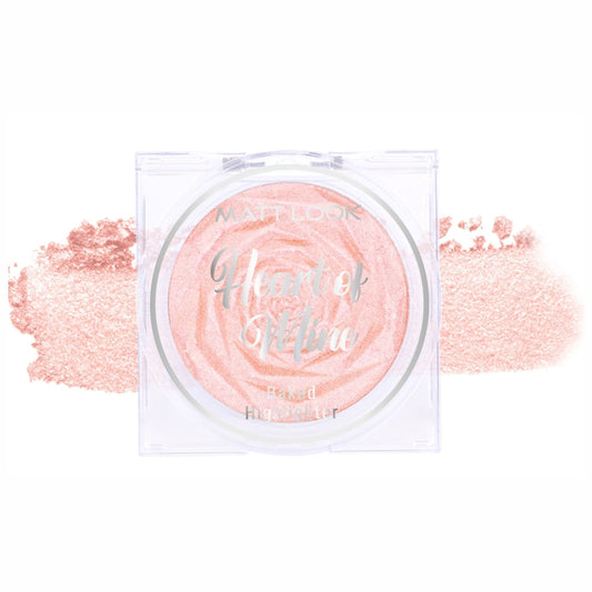 Matt Look Heart Of Mine Baked Highlighter - 06 Rosy Dew