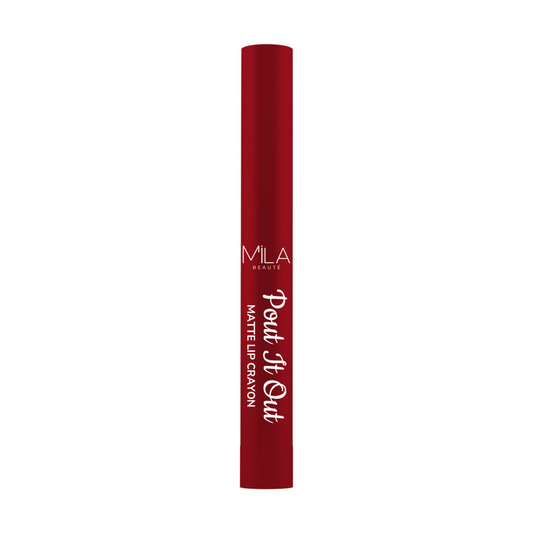 Mila Beaute Pout It Out Long Lasting & Matte Finish Lip Crayon Lipstick - Maleficent