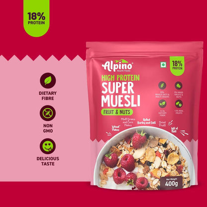 Alpino High Protein Super Muesli Fruit & Nuts