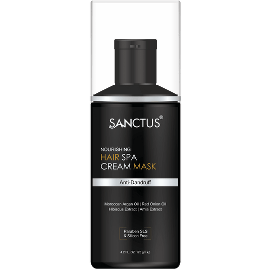 SANCTUS Hair Spa Cream Mask with Anti-dandruff Non-sticky Formula - 125GM