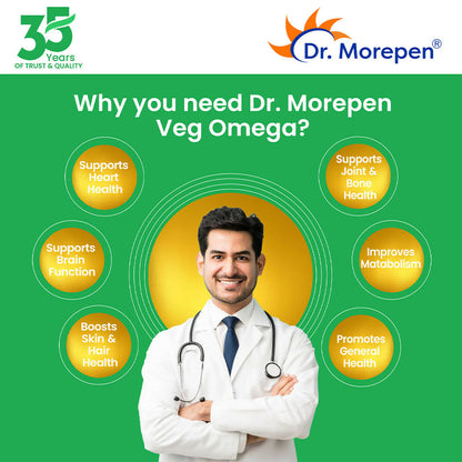 Dr. Morepen Veg-Omega Veg Capsules