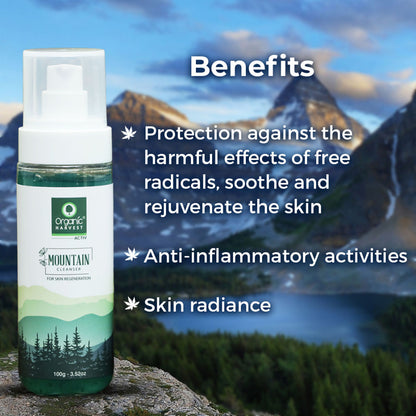 Organic Harvest Mountain Cleanser For Skin Regeneration