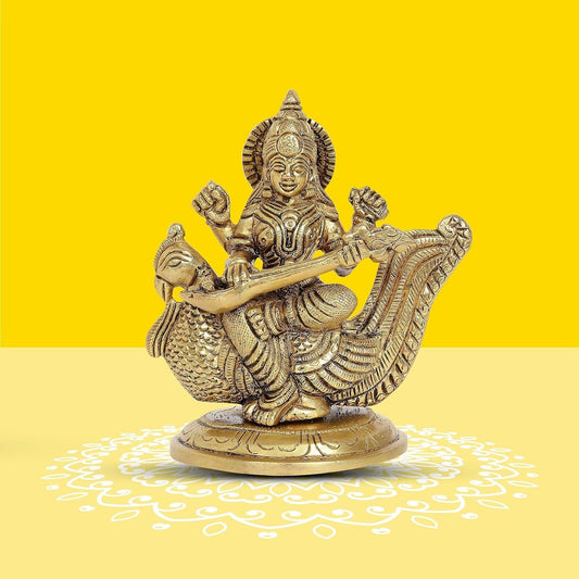 10club Goddess Saraswati Idol - 850GM