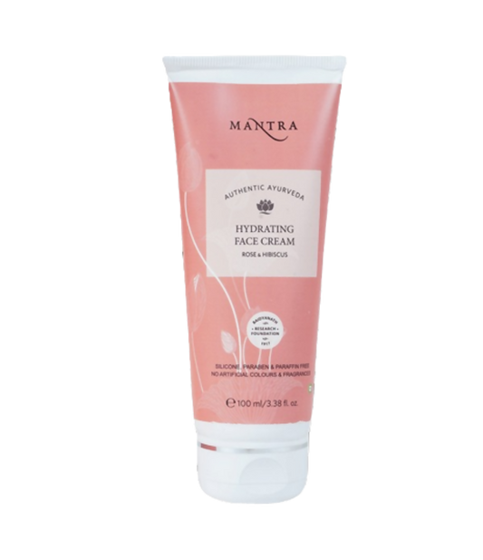 Mantra Herbal Hydrating Face Cream Rose & Hibiscus - BUDNE