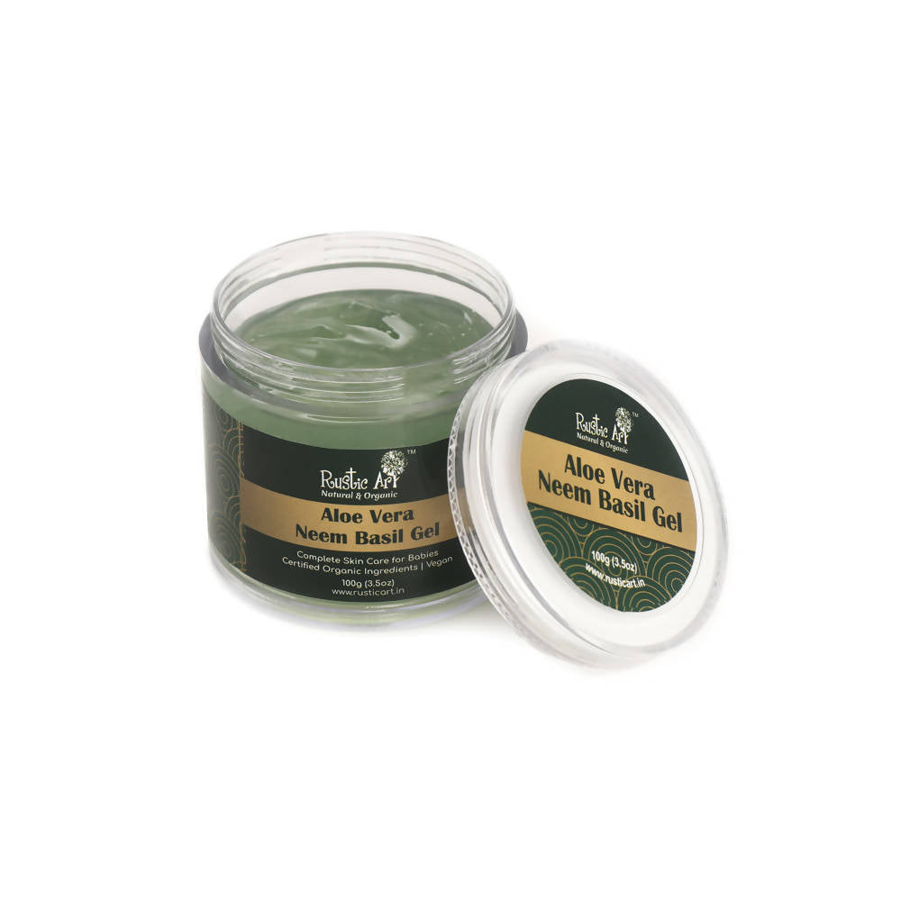 Rustic Art Aloe Vera Neem Basil Gel