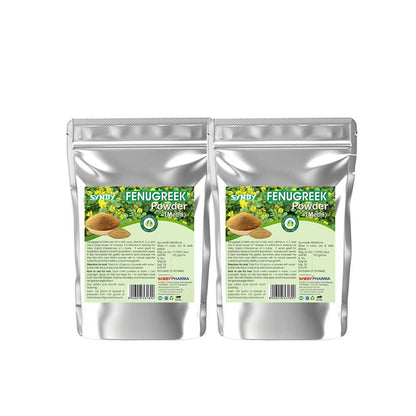 Syndy Pharma Fenugreek Powder (Methi) for Hair & Skin - Distacart