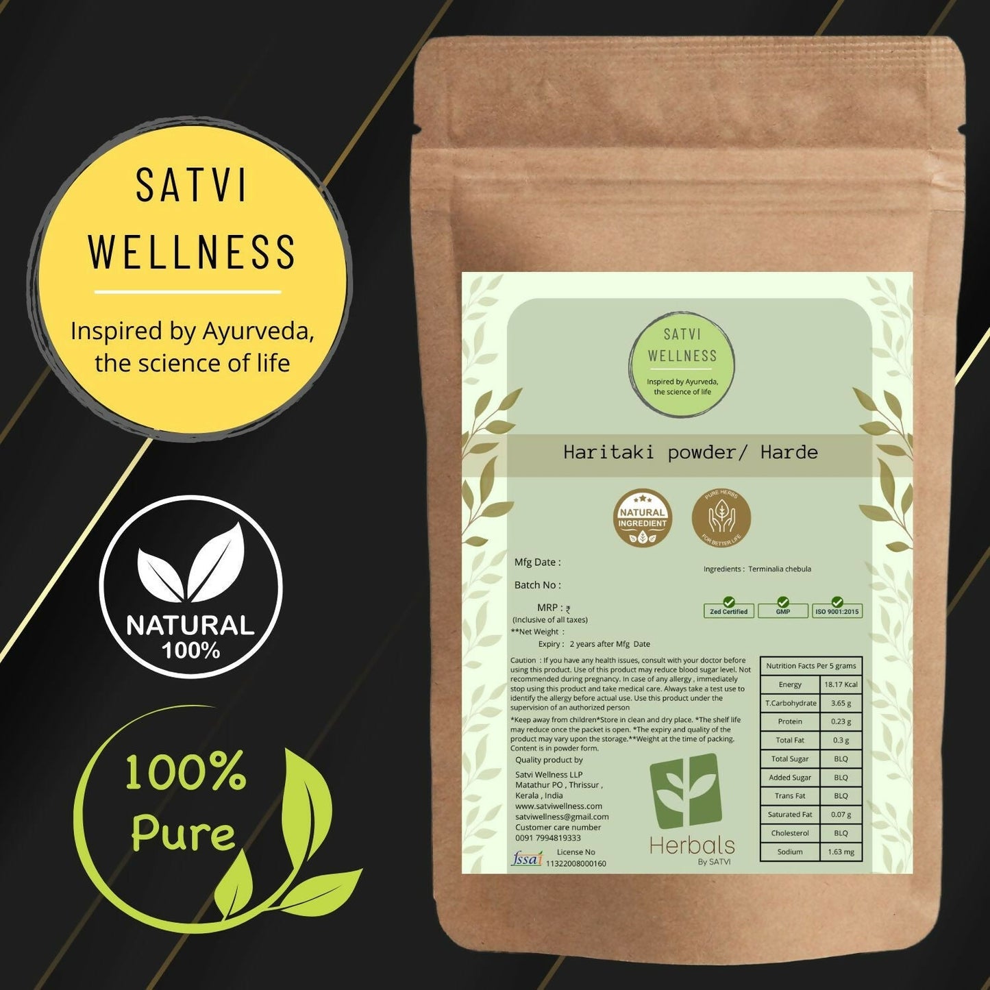 Satvi Wellness Haritaki Powder