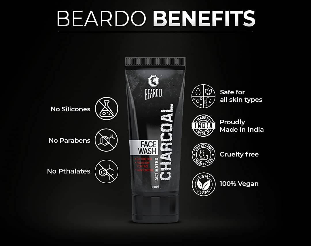 Beardo Activated Charcoal Face Wash