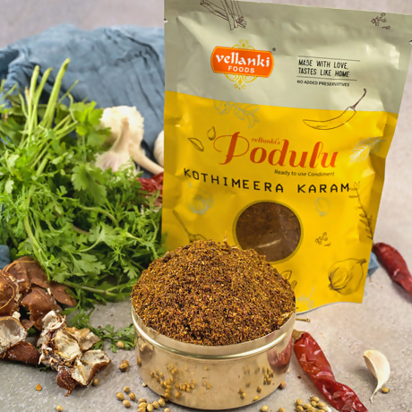 Vellanki Foods Kothimeera Karam (Coriander Leaves)