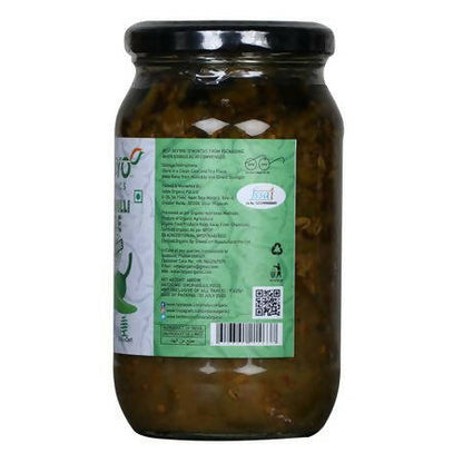 Indyo Organics Green Chilli Pickle