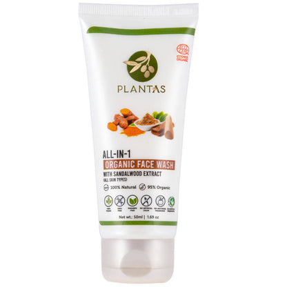 Plantas All In 1 Organic Face Wash - usa canada australia