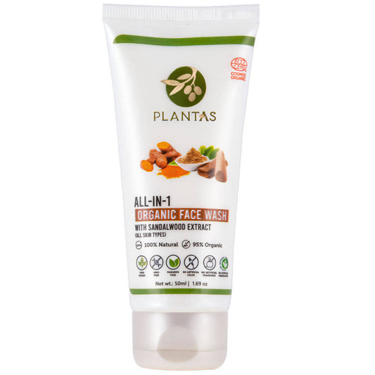 Plantas All In 1 Organic Face Wash - usa canada australia