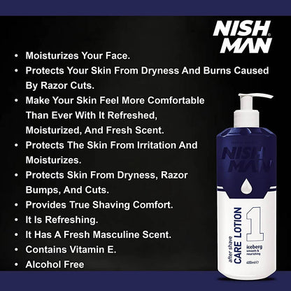 Nishman After Shave Care Lotion Iceberg - Lotion Based