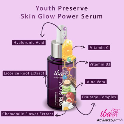 Iba Advanced Activs Youth Preserve Skin Glow Power Serum