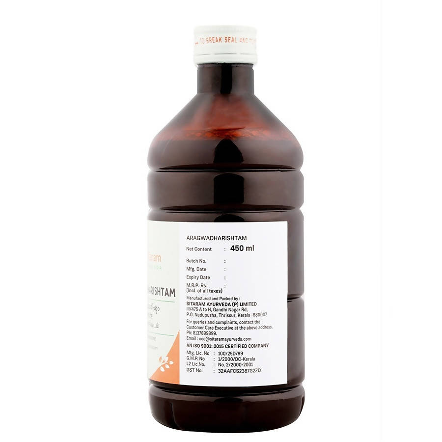 Sitaram Ayurveda Aragwadharishtam Syrup