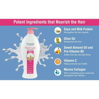 Fruiser Hair Care Shampoo With Soya & Milk