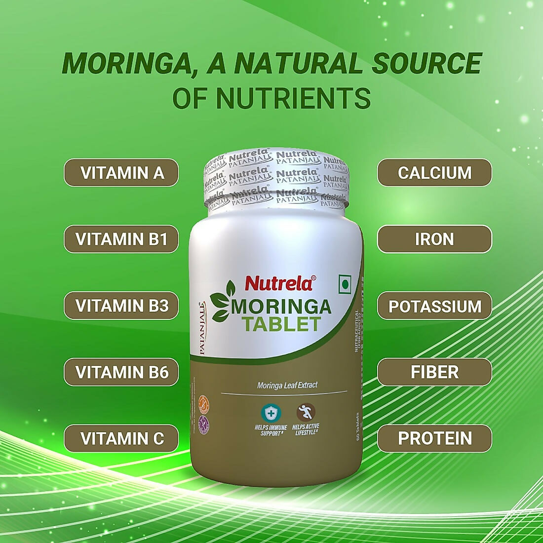 Patanjali Nutrela Moringa Tablets