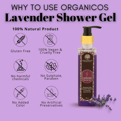 Organicos Lavender Shower Gel