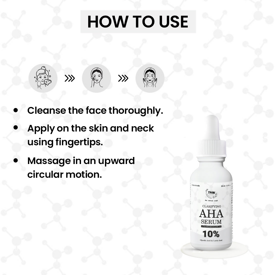 The Natural Wash 10% Clarifying AHA Serum