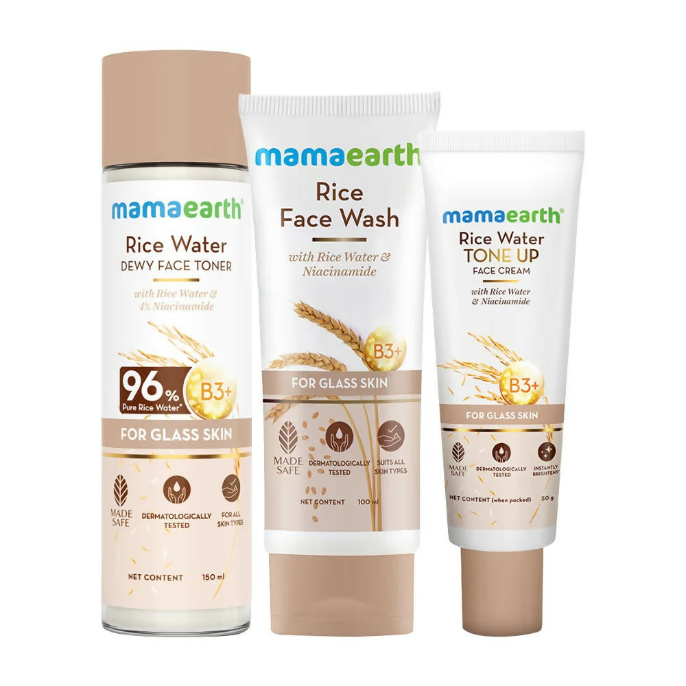 Mamaearth Rice Water Glow Set - 300GM