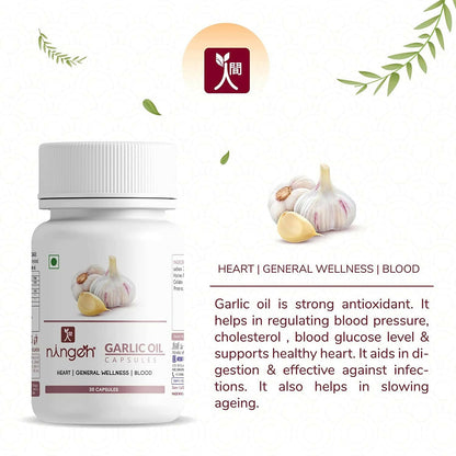 Ningen Garlic Oil Capsules