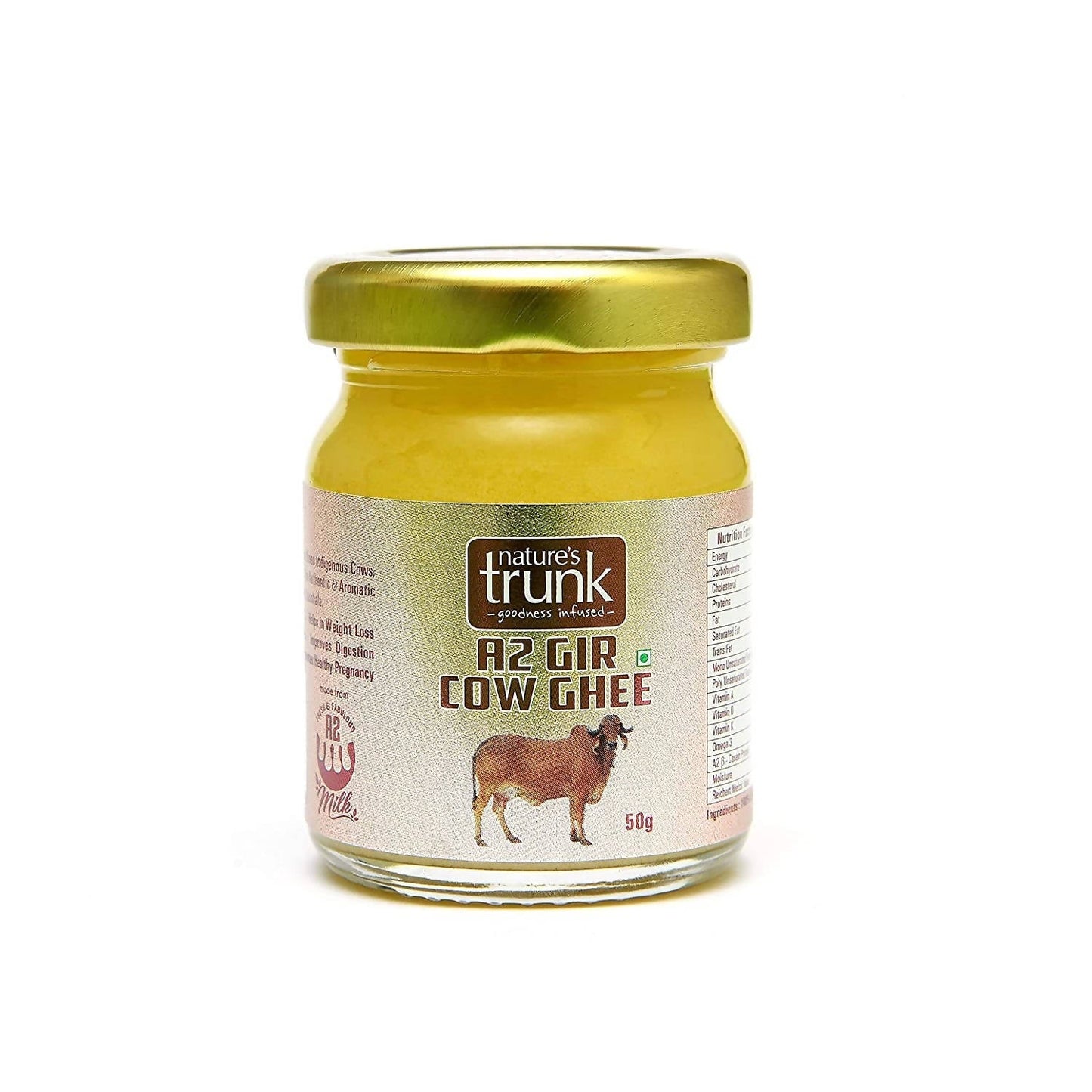 Nature's Trunk A2 Gir Cow Ghee -  USA, Australia, Canada 