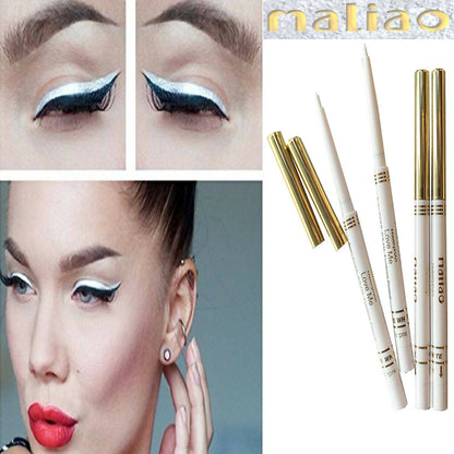 Maliao Professional Pure White Auto Kohl Kajal Eyeliner Pencil