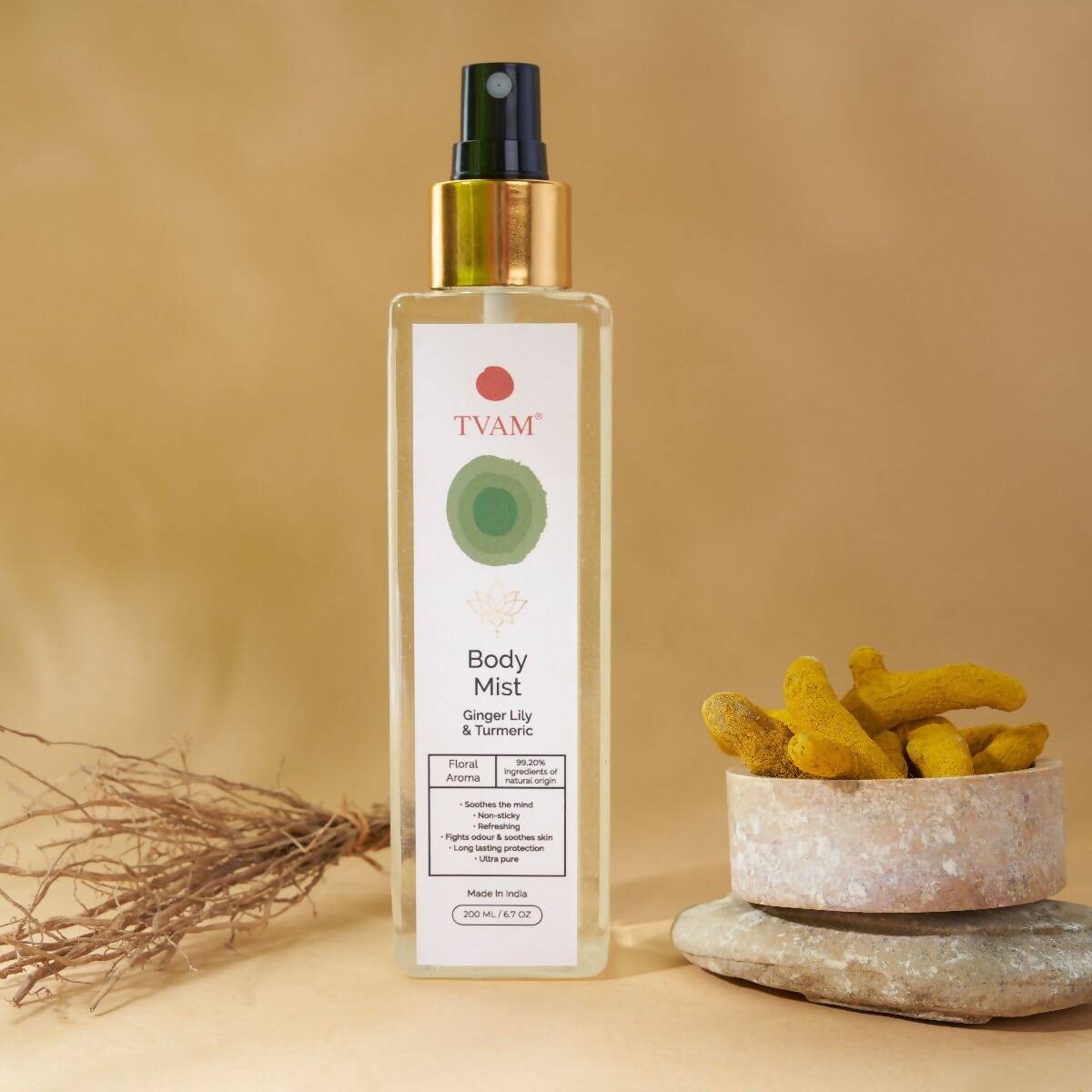 Tvam Body Mist - Ginger Lily & Turmeric