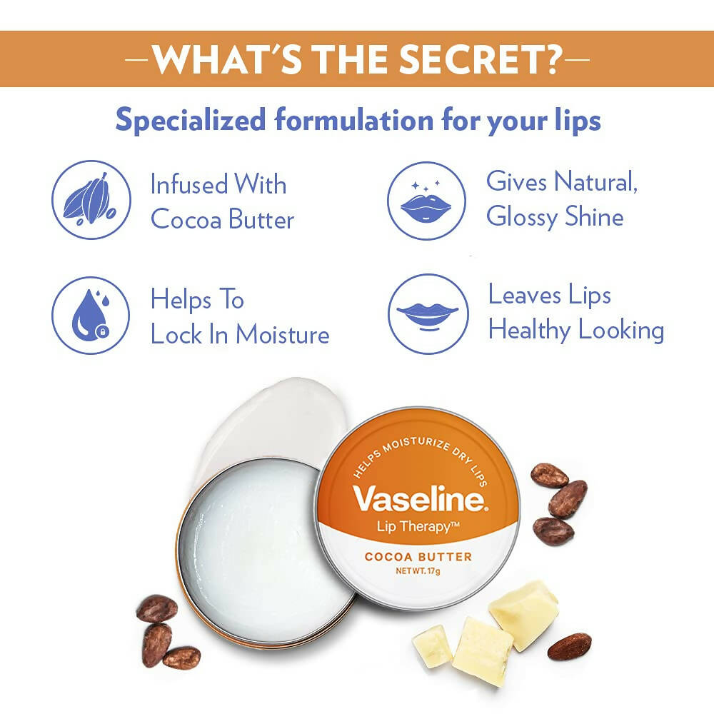 Vaseline Tin Cocoa Butter Lip Therapy