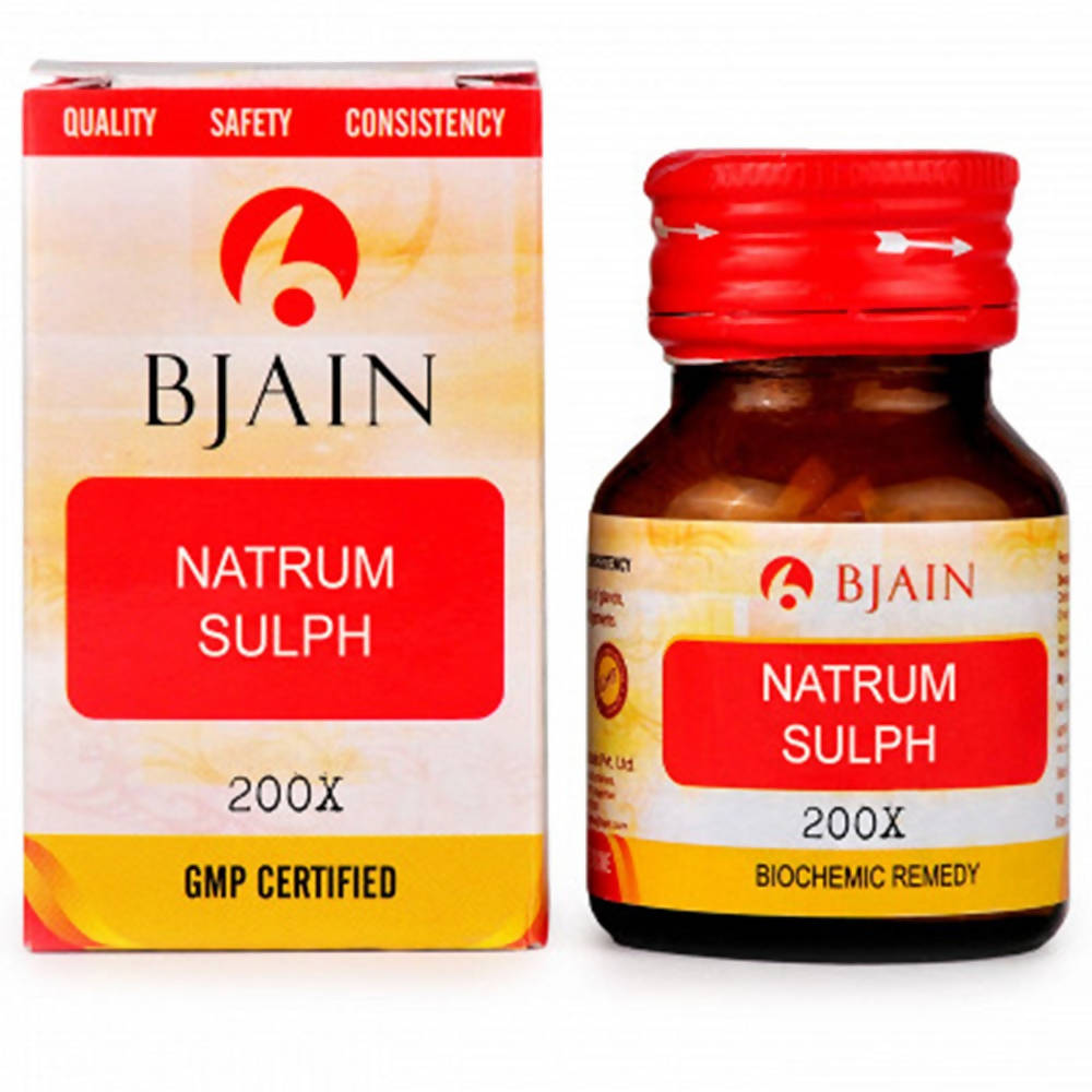 Bjain Homeopathy Natrum sulphuricum Biochemic Tablet -  usa australia canada 