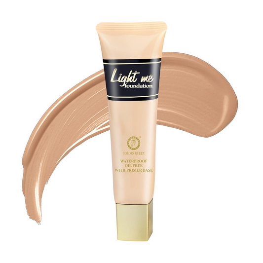 Colors Queen Light Me Foundation with Primer – Natural Almonds