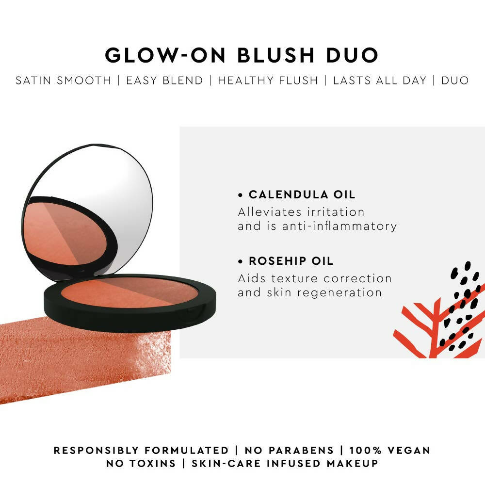 Kiro Glow-On Blush Duo - Perfect Pink & Fresh Grapefruit