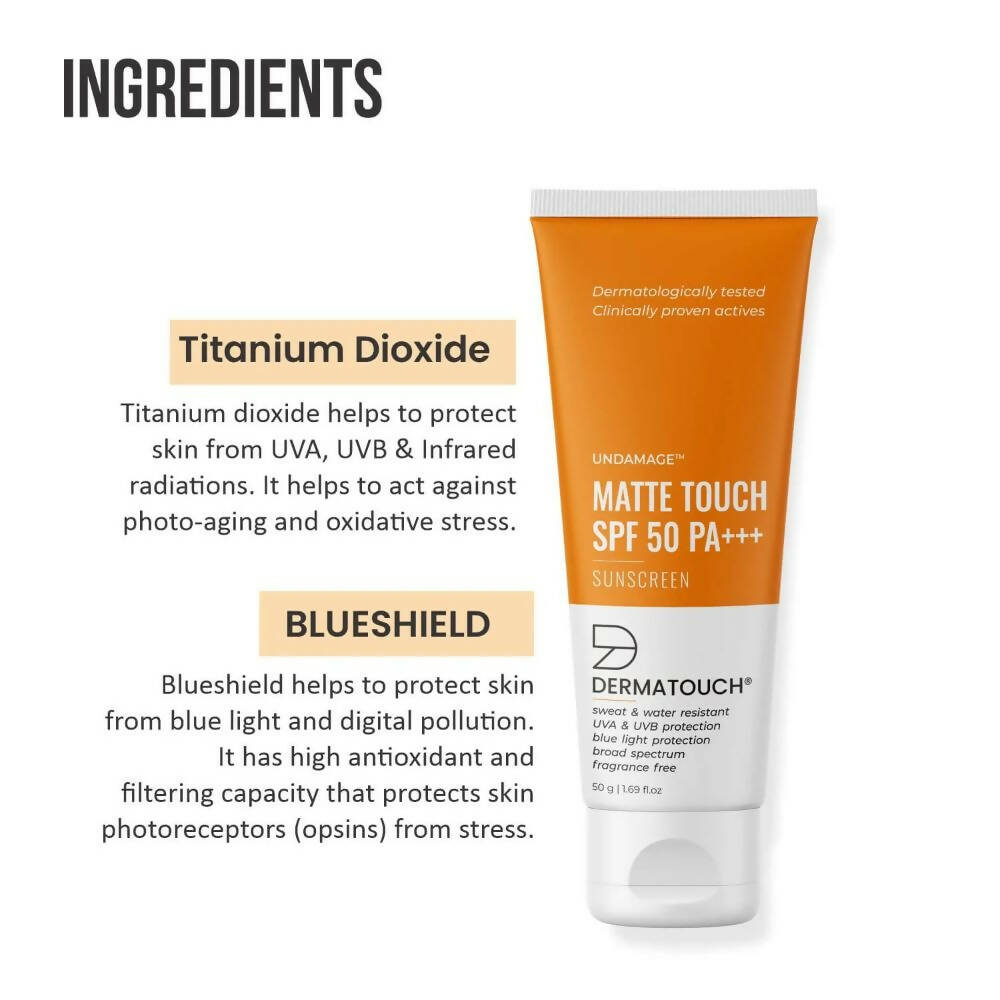 Dermatouch Undamage Matte Touch Sunscreen