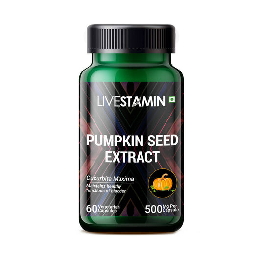 Livestamin Pumpkin Seed Extract Capsules - usa canada australia