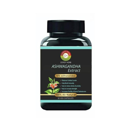 Cordy Herb Ashwagandha Extract Capsules - usa canada australia