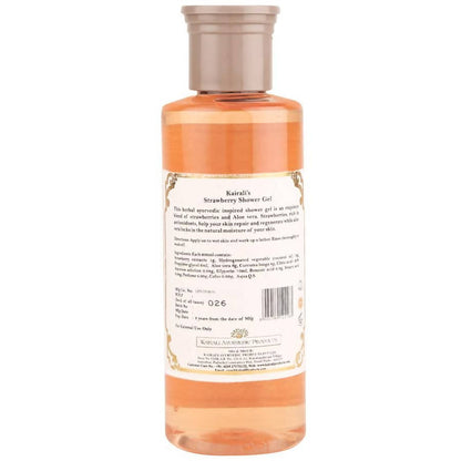 Kairali Ayurvedic Strawberry Shower Gel - Skin Repair