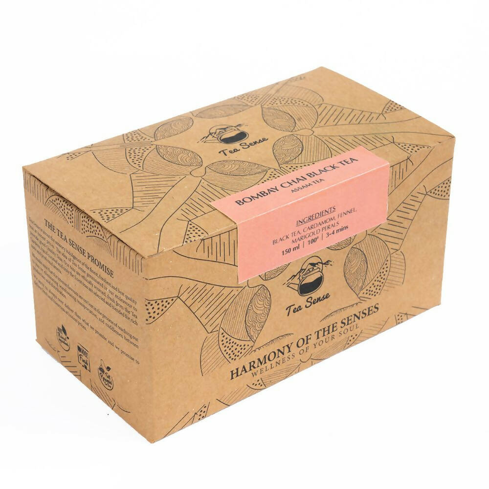 Tea Sense Bombay Cutting Masala Chai Bags Box - buy in USA, Australia, Canada