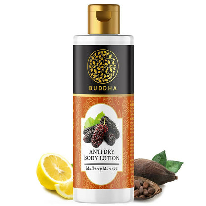 Buddha Natural Anti Dry Body Lotion - Helps Restore Moisture Nourishes & Hydrates Skin