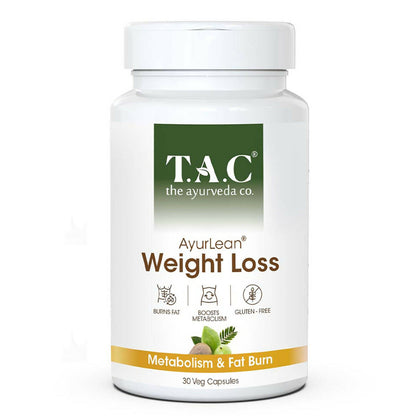 TAC - The Ayurveda Co. AyurLean Weight Loss Veg Capsules - BUDEN