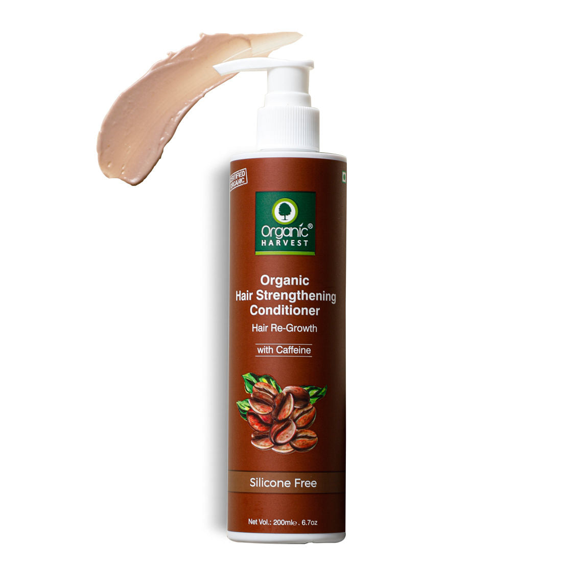 Organic Harvest Organic Hair Strengthening Conditioner Hair Re-Growth With Caffeine