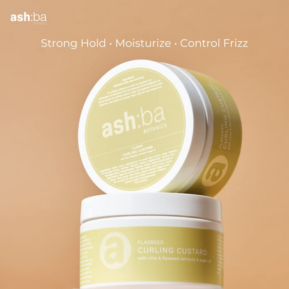 Ashba Botanics Flaxseed Curling Custard Hair Gel