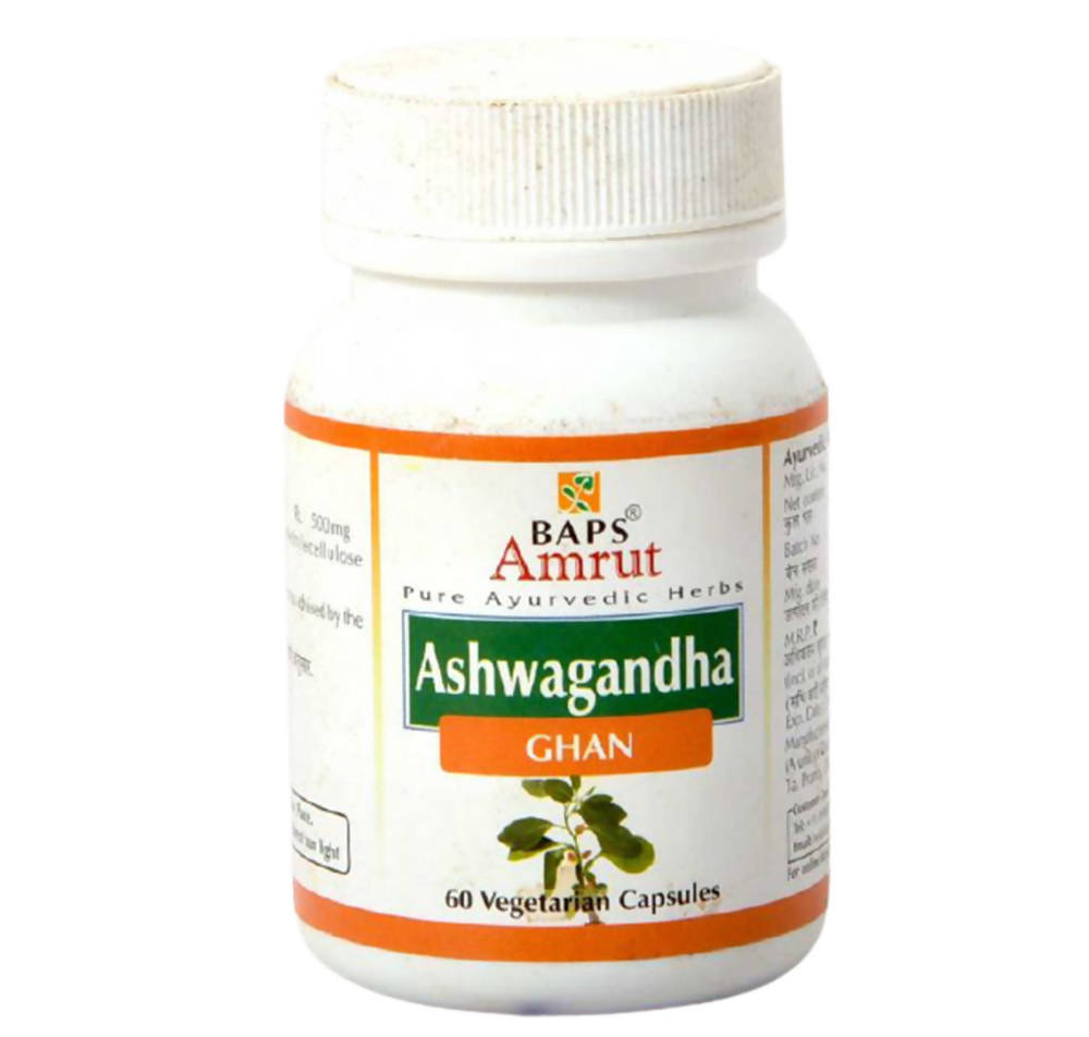 Baps Amrut Ashwagandha Ghan Capsules