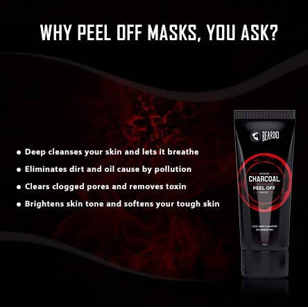 Beardo Activated Charcoal Peel Off Mask