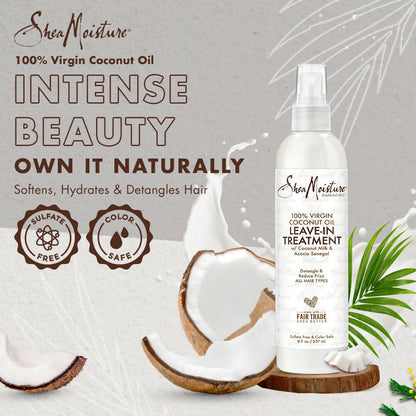 Shea Moisture 100% Virgin Coconut Oil Daily Hydration Leave-In Conditioner