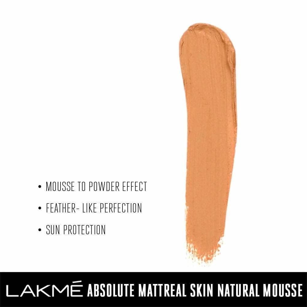 Lakme Absolute Mattreal Skin Natural Mousse - Golden Medium